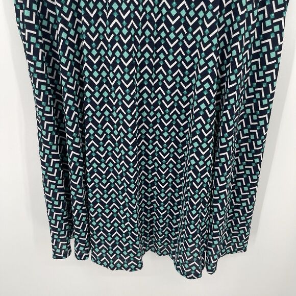 Lane Bryant Womens Dress Size 18/20 Lena Surplice Flutter Sleeve Knee Length - Picture 4 of 10